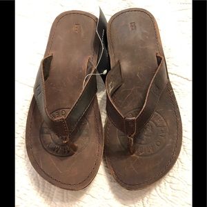 Tommy Hilfiger Jacinda Leather Flip Flops NWT